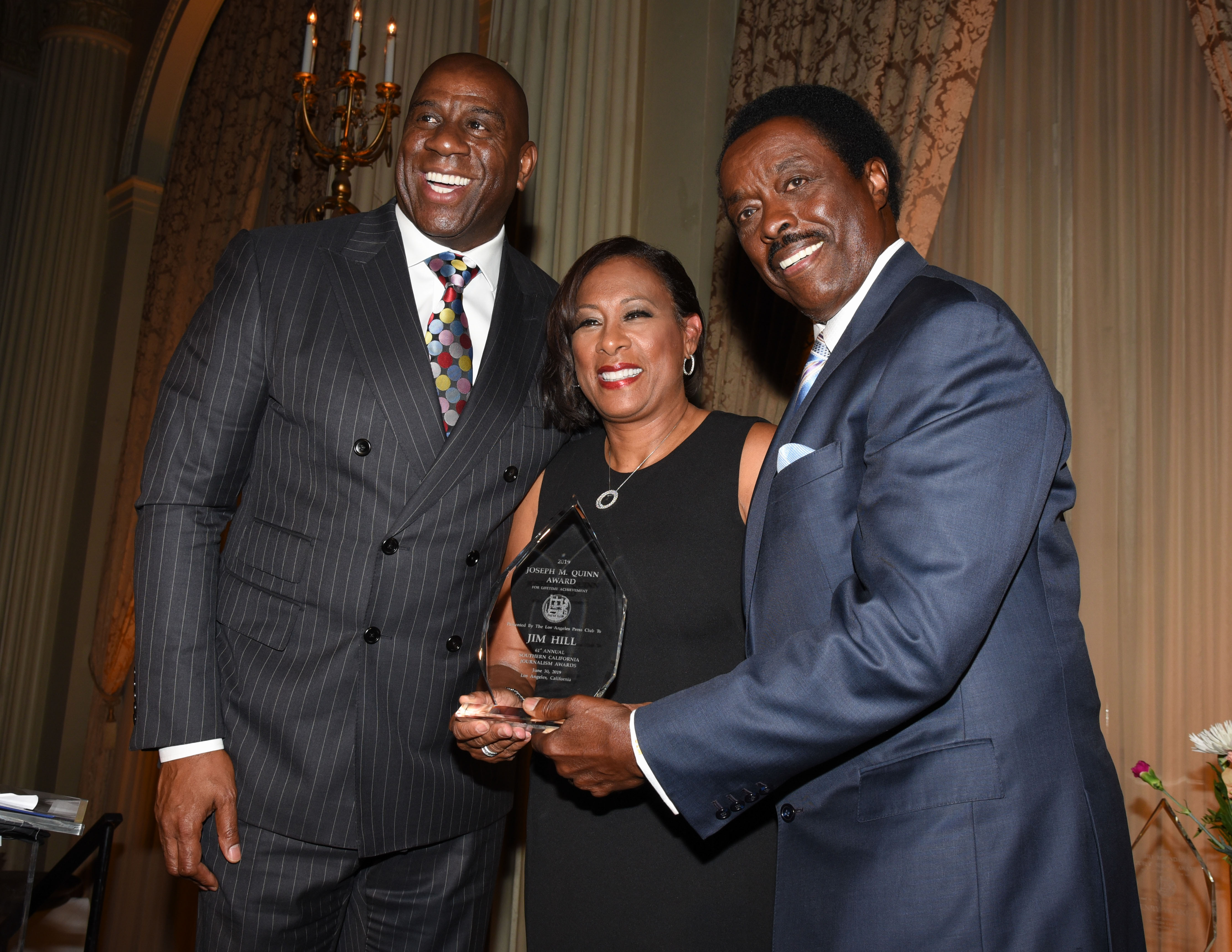 Los Angeles Press Club's 61st Annual Journalism Awards Gala attends the 61st Los Angeles Press Club's 61st Annual Journalism Awards GALA at the Millennium Biltmore HoteL.