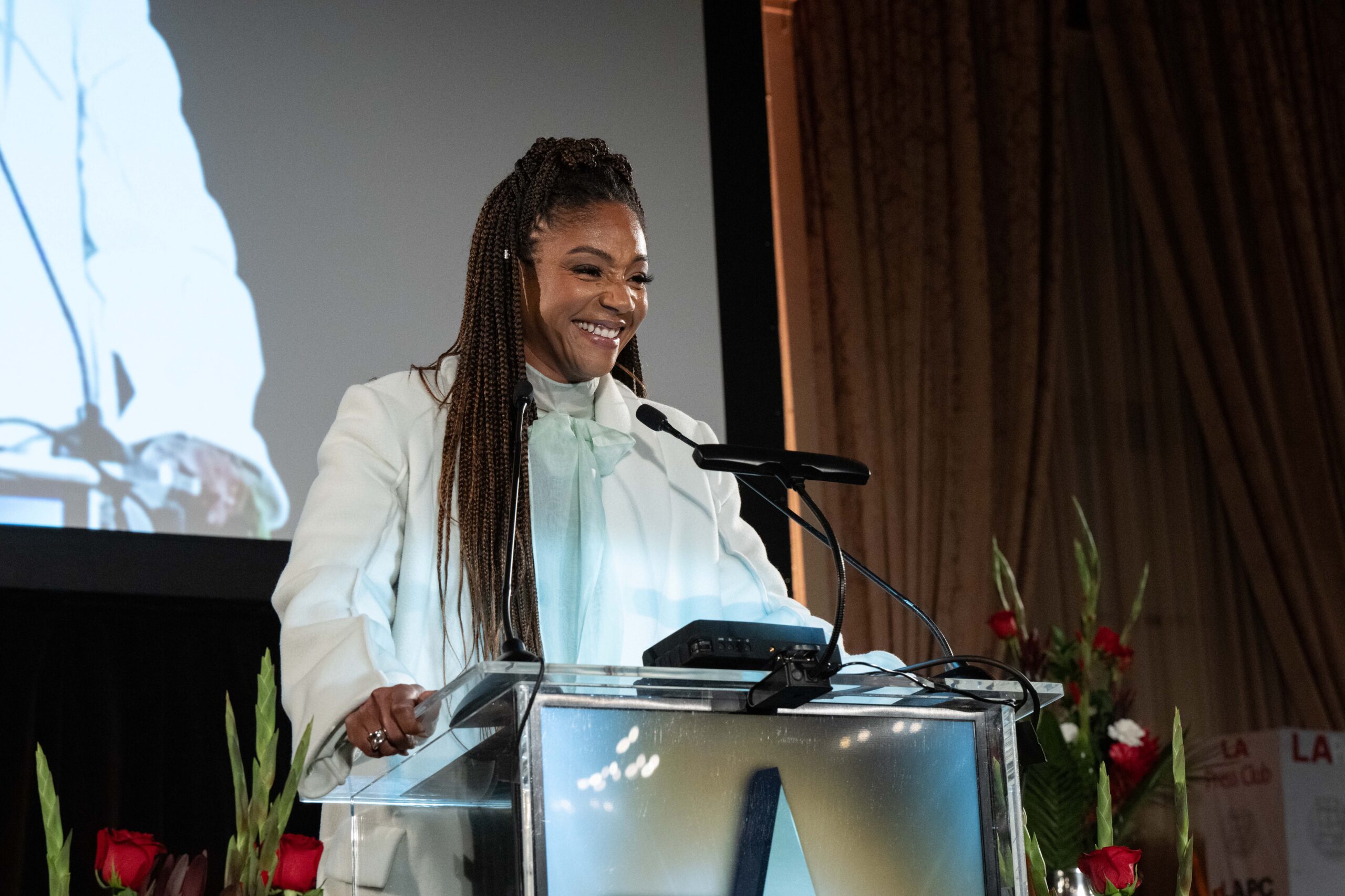 Visionary Award for Humanitarian Work 2024 Recipient Tiffany Haddish by Gary Leonard Visionary Award for Humanitarian Work 2024 Recipient Tiffany Haddish by Gary Leonard